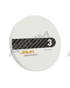 ARUM Zr-i Blank 98 Ø x 10 mm - White
